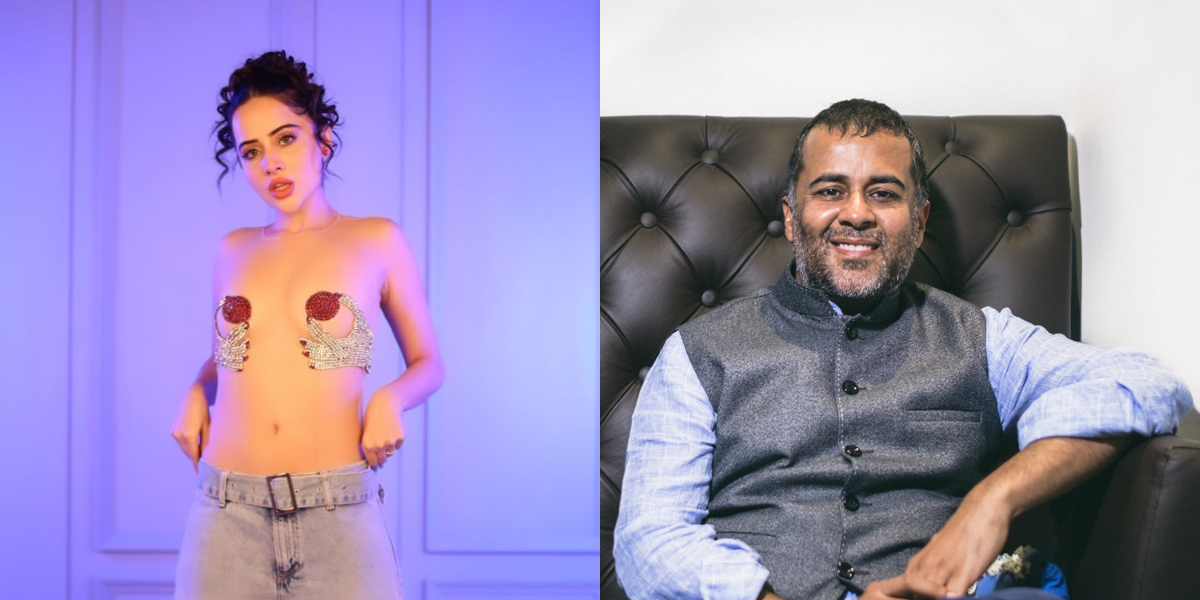 Uorfi Javed and Chetan Bhagat get into an online war; the actor blames Bhagat for promoting rape culture